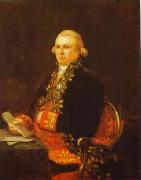 Francisco Jose de Goya Don Antonio Noriega painting